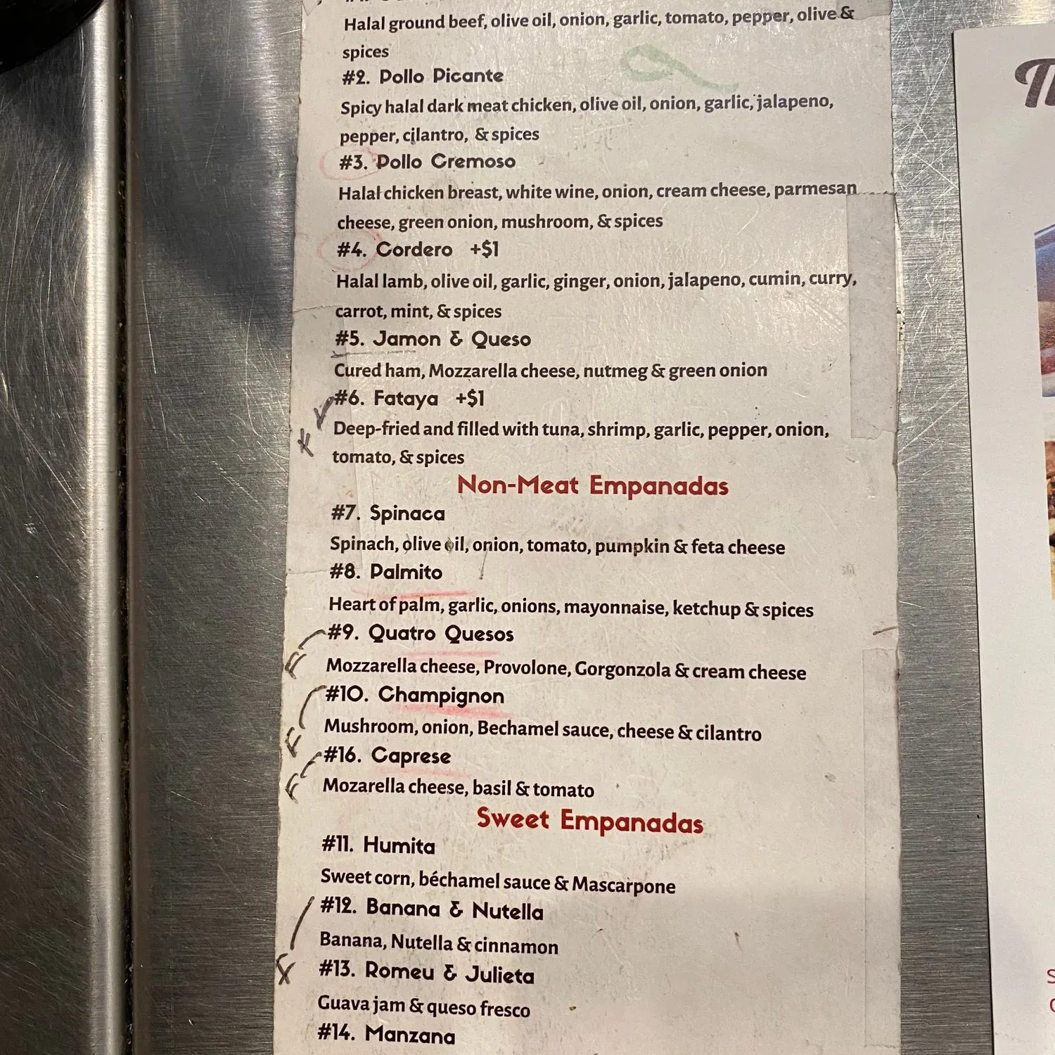 Menu 2