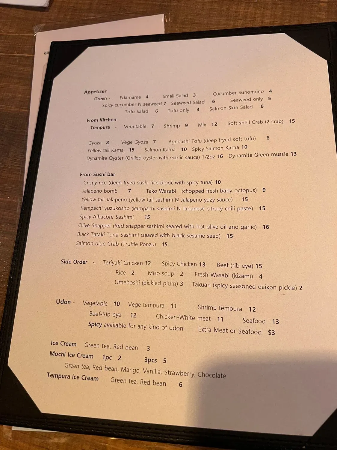 Menu 3