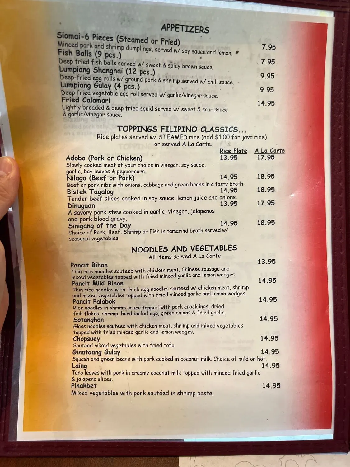 Menu 3