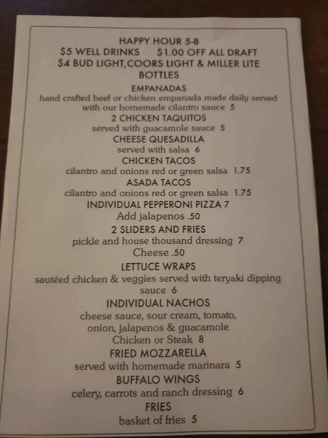 Menu 3