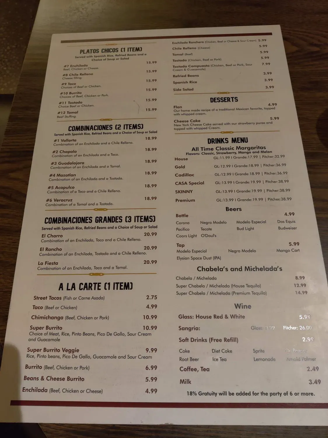 Menu 2