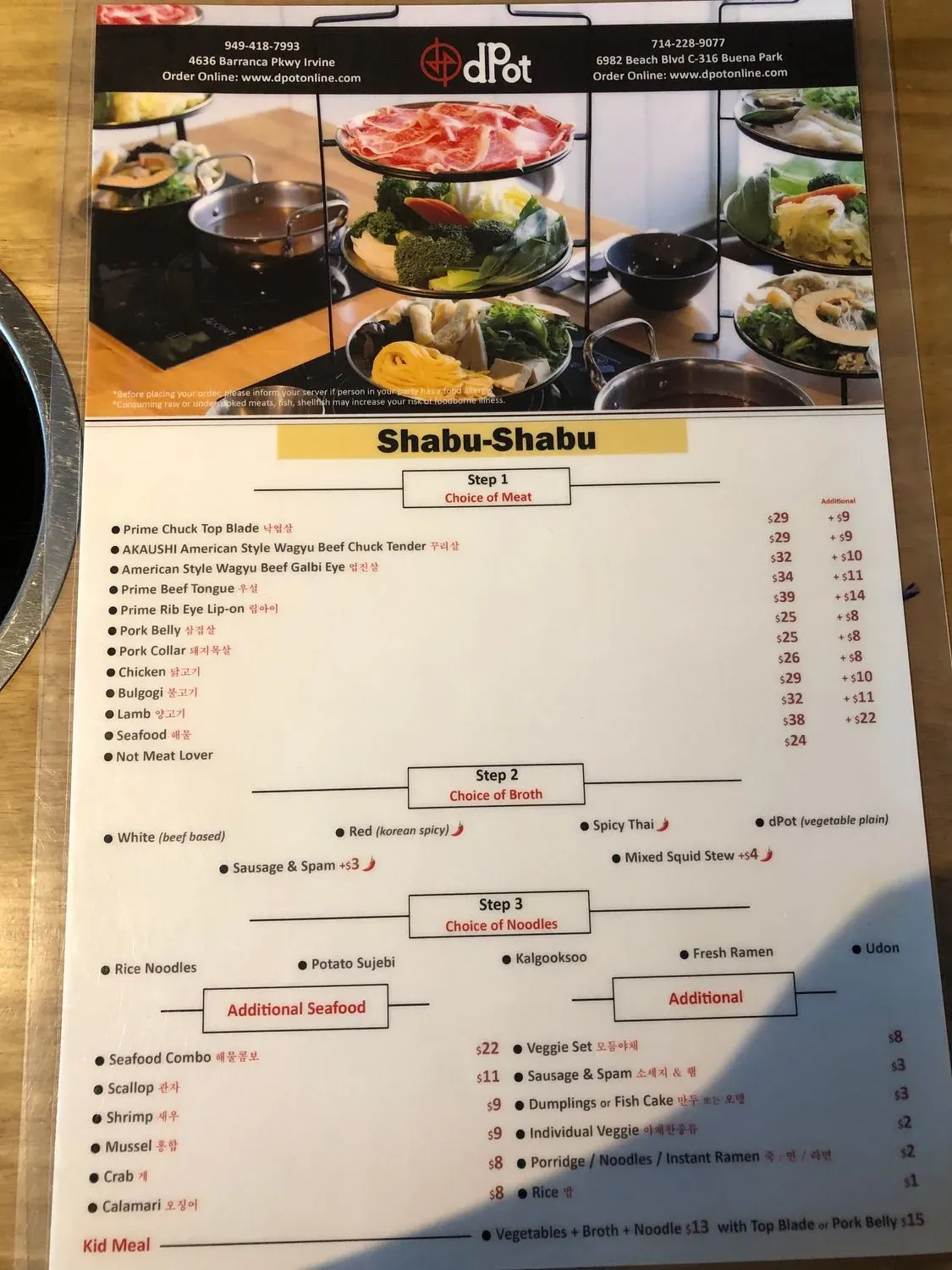 Menu 4