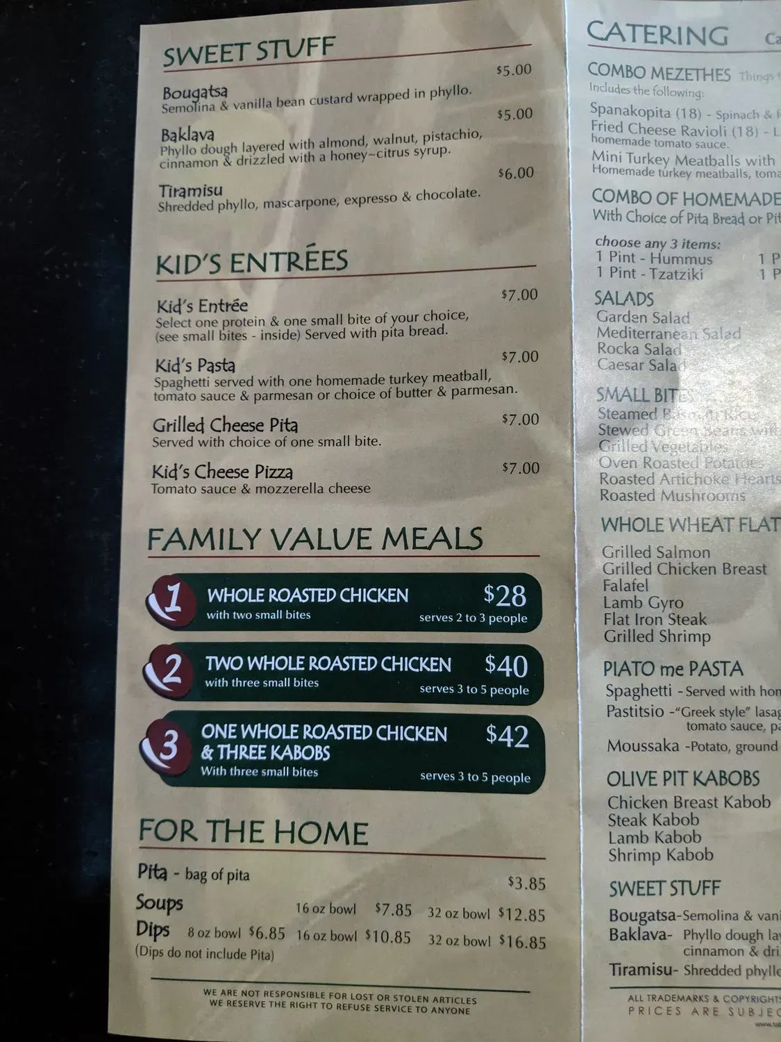 Menu 2