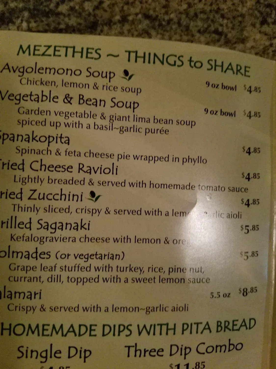 Menu 4