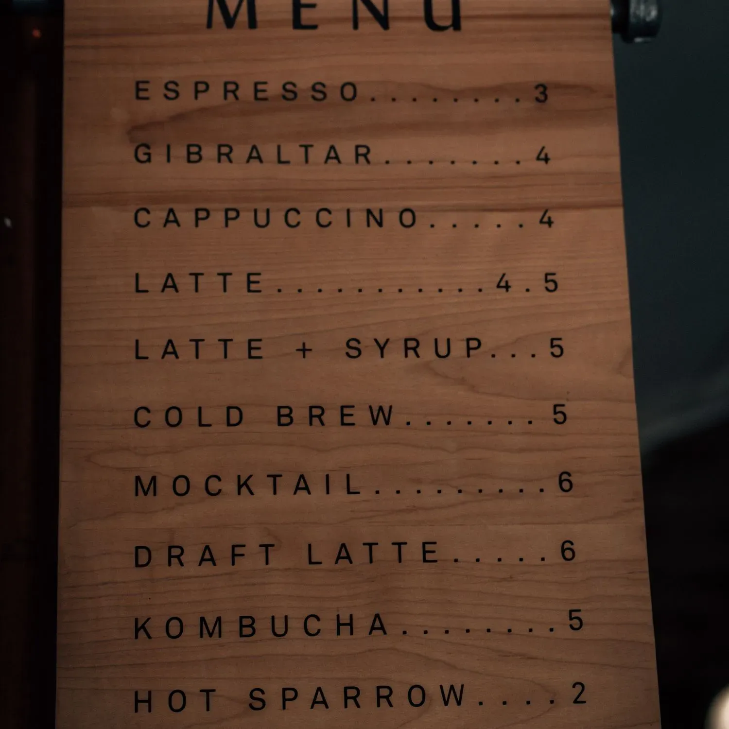 Menu 3