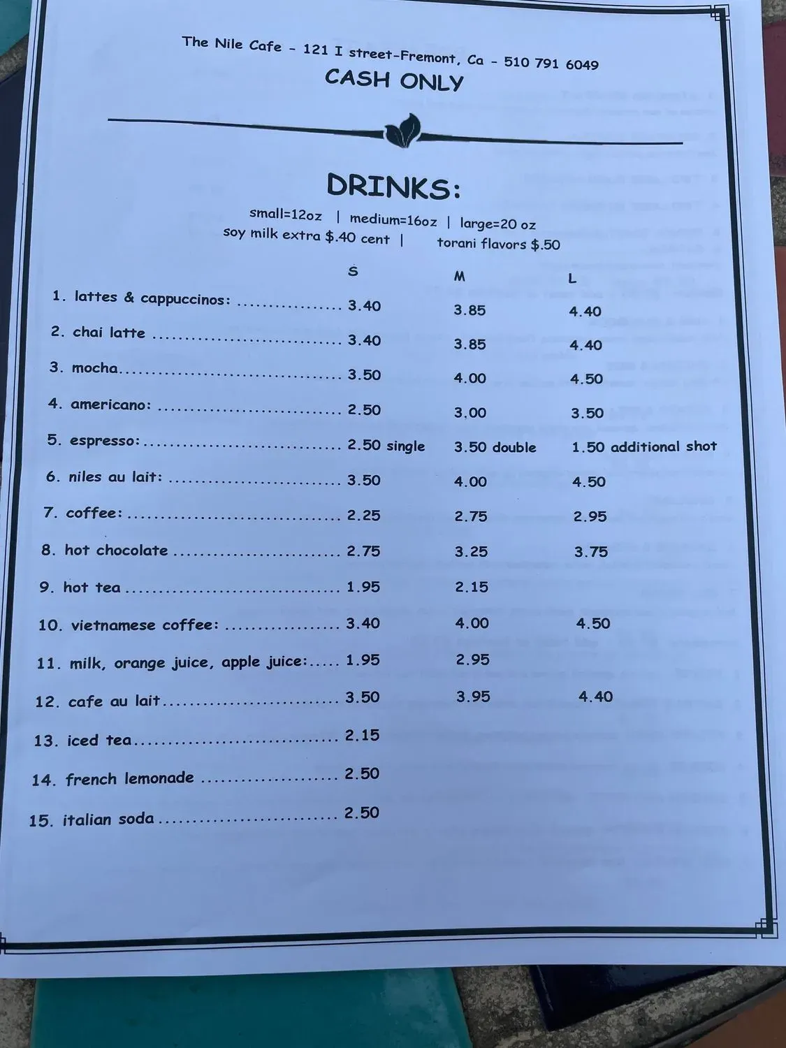 Menu 4