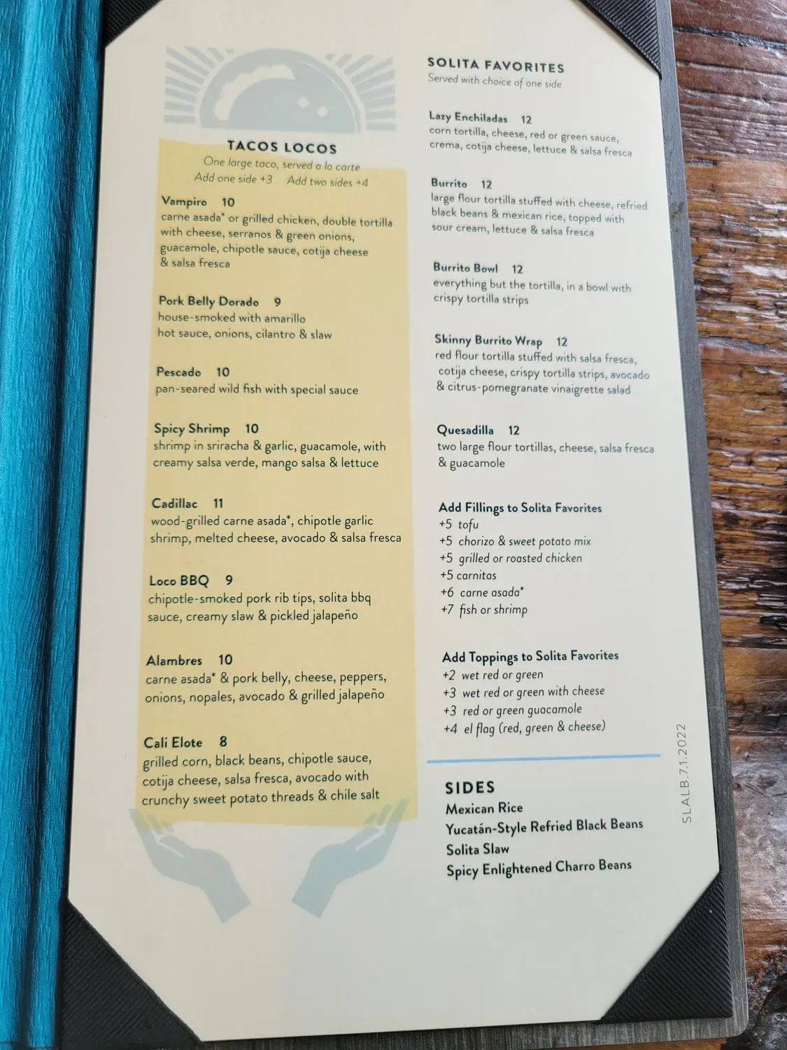 Menu 2