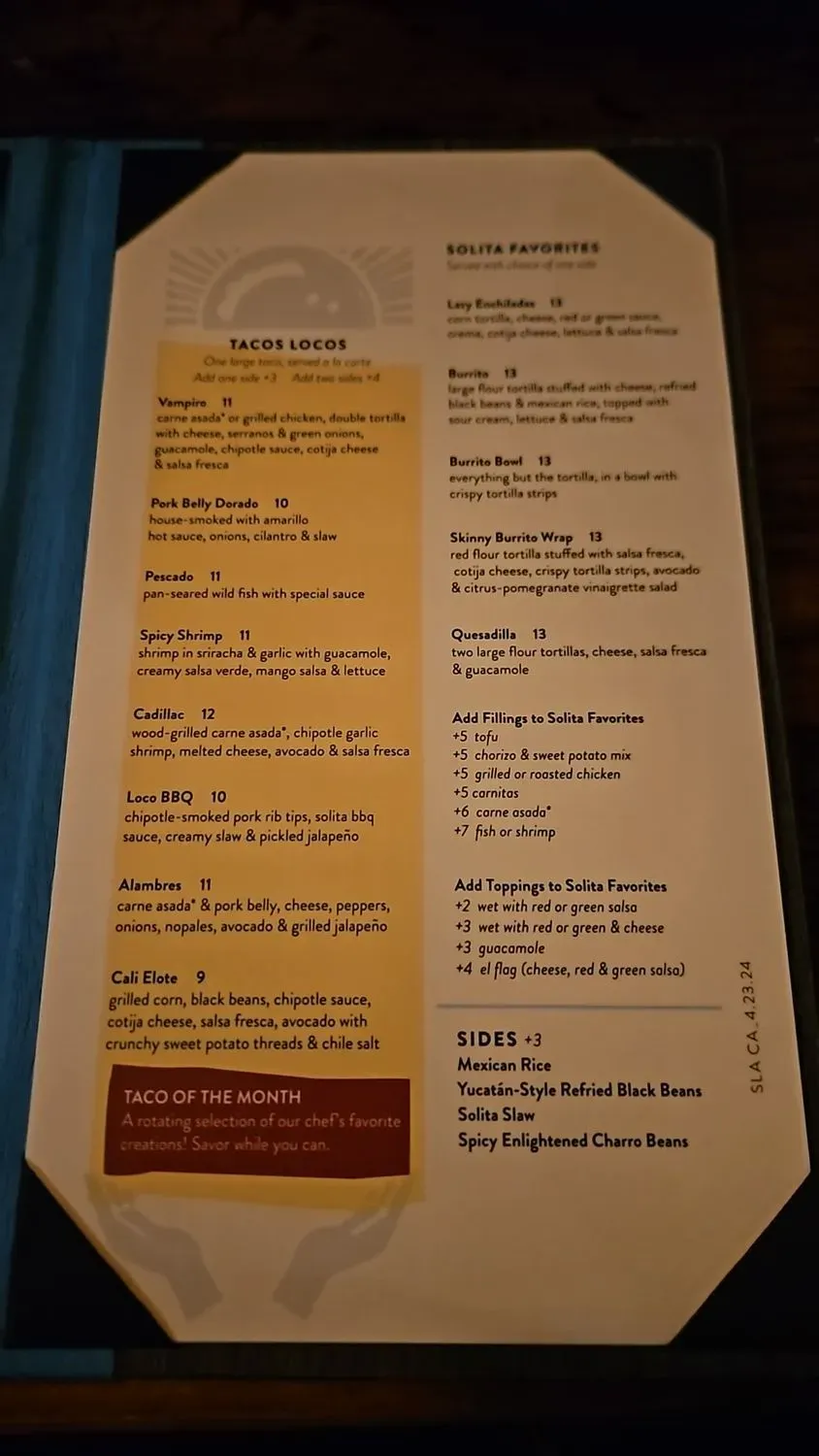 Menu 6