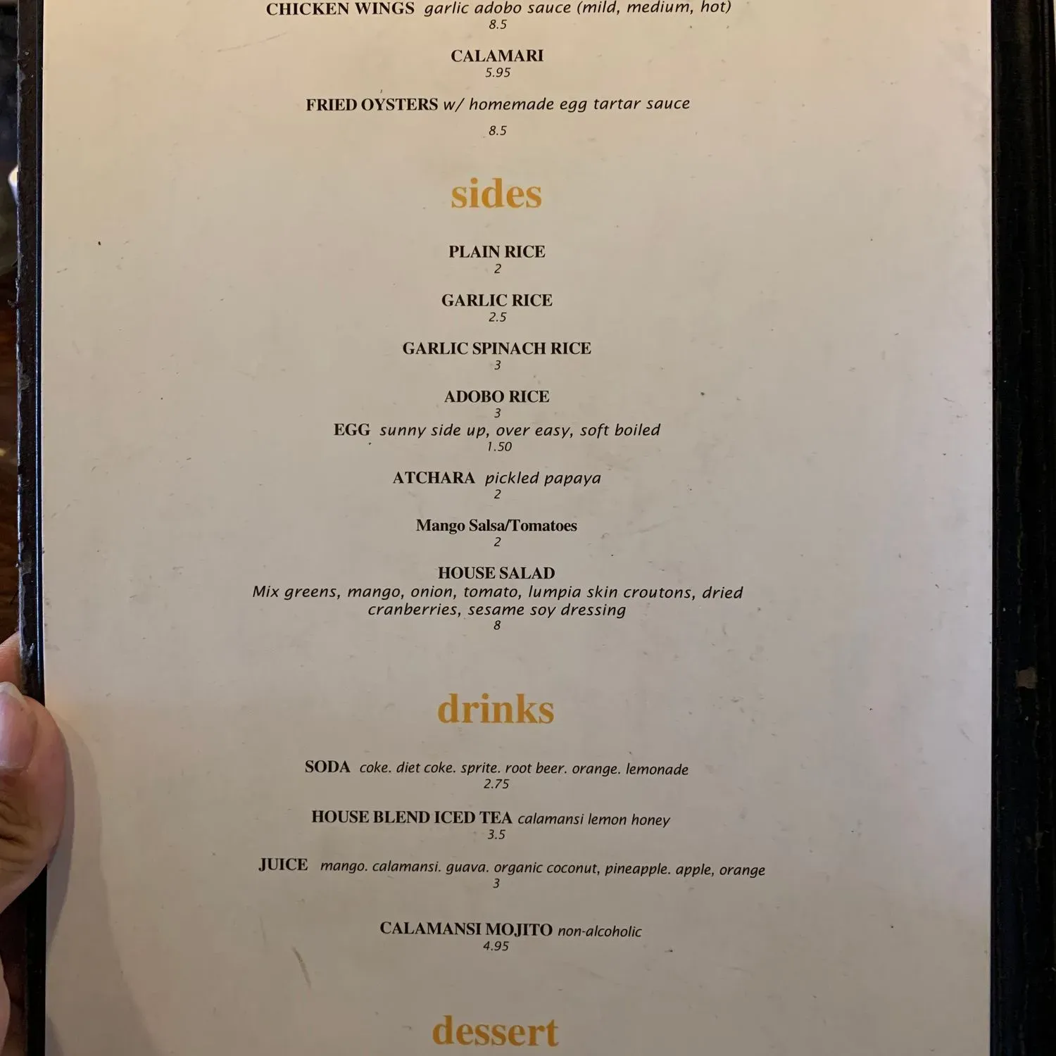 Menu 3