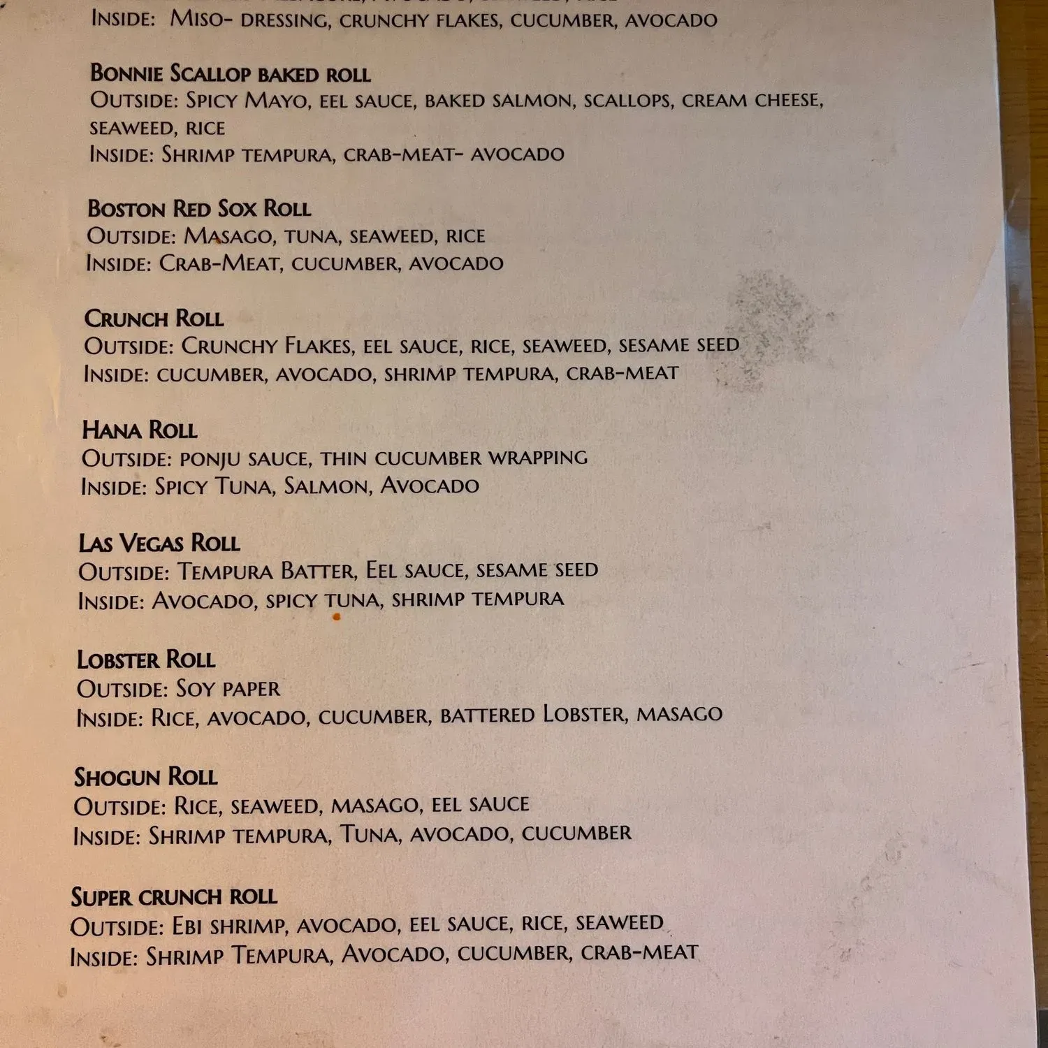 Menu 3