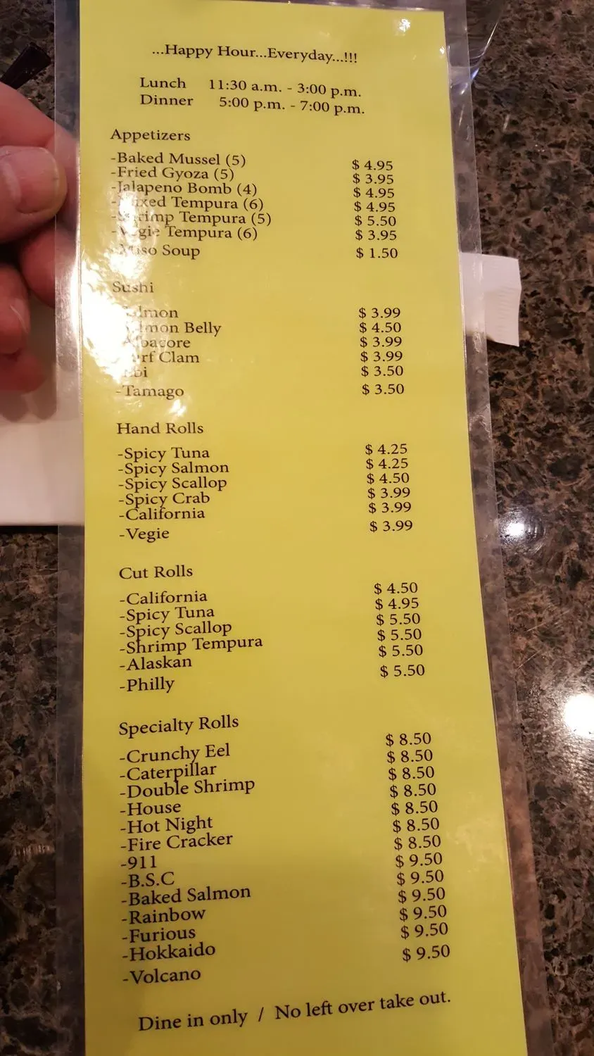 Menu 3