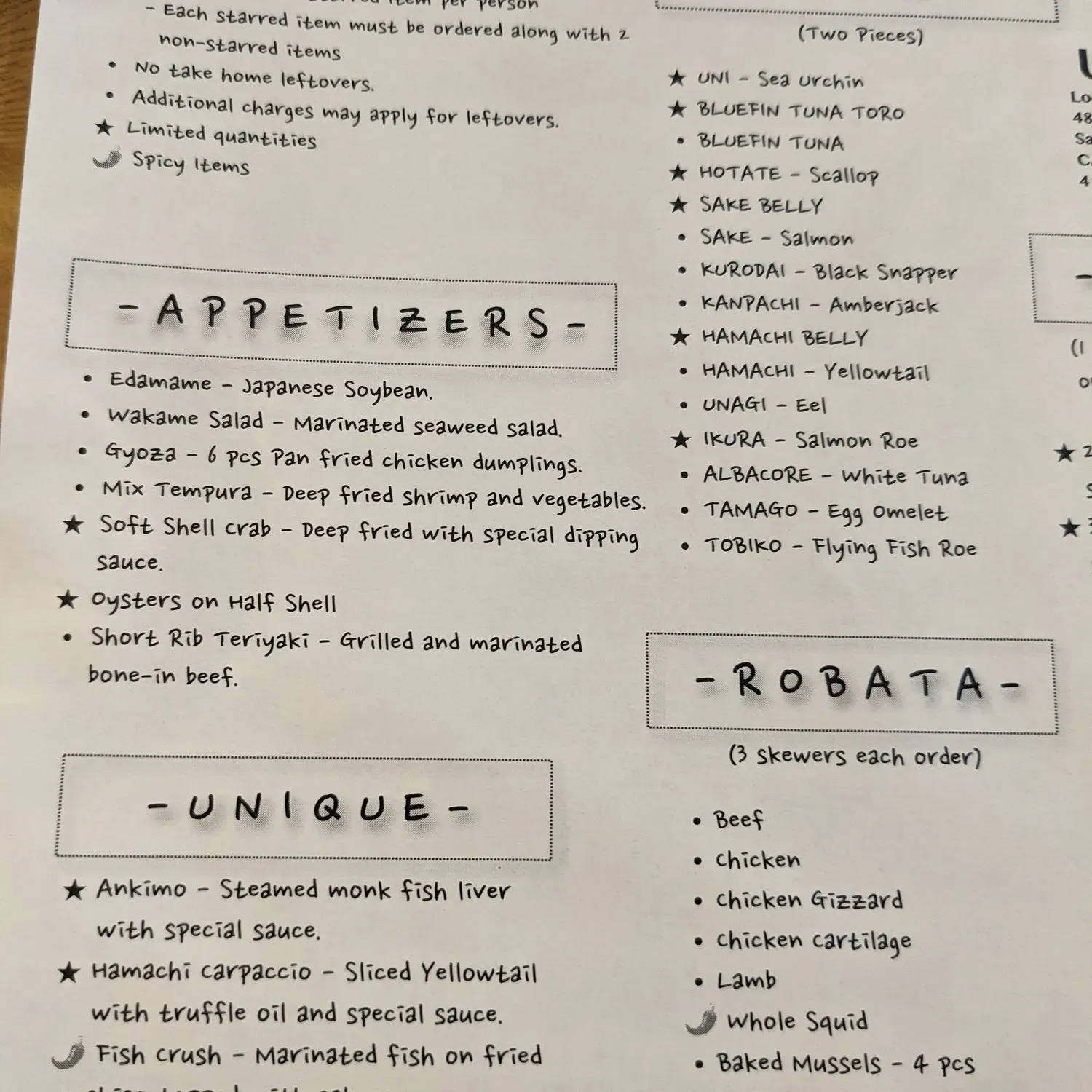 Menu 3