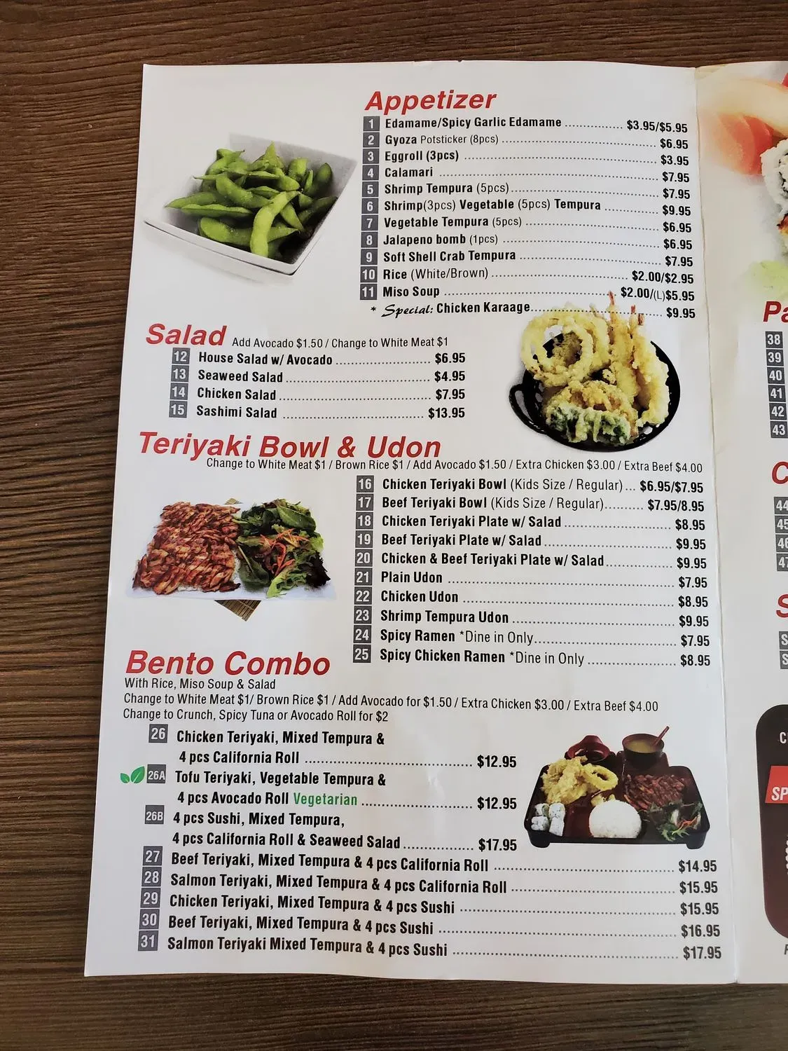 Menu 2