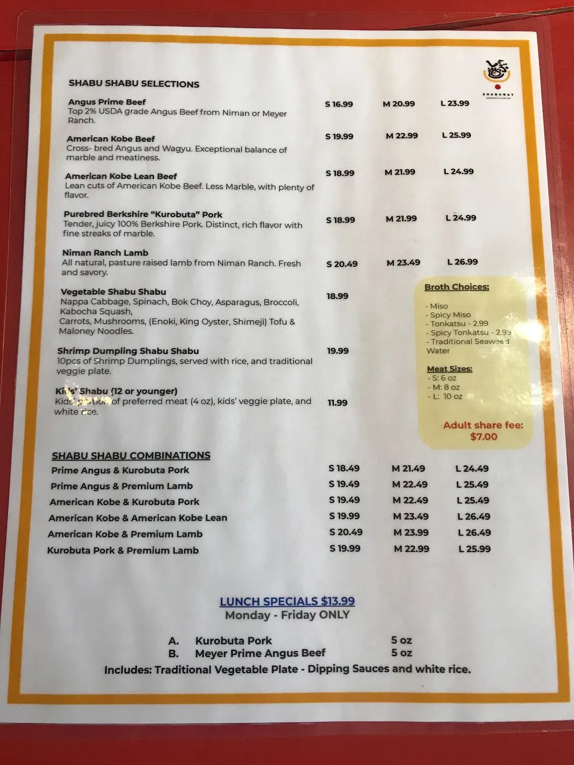 Menu 6