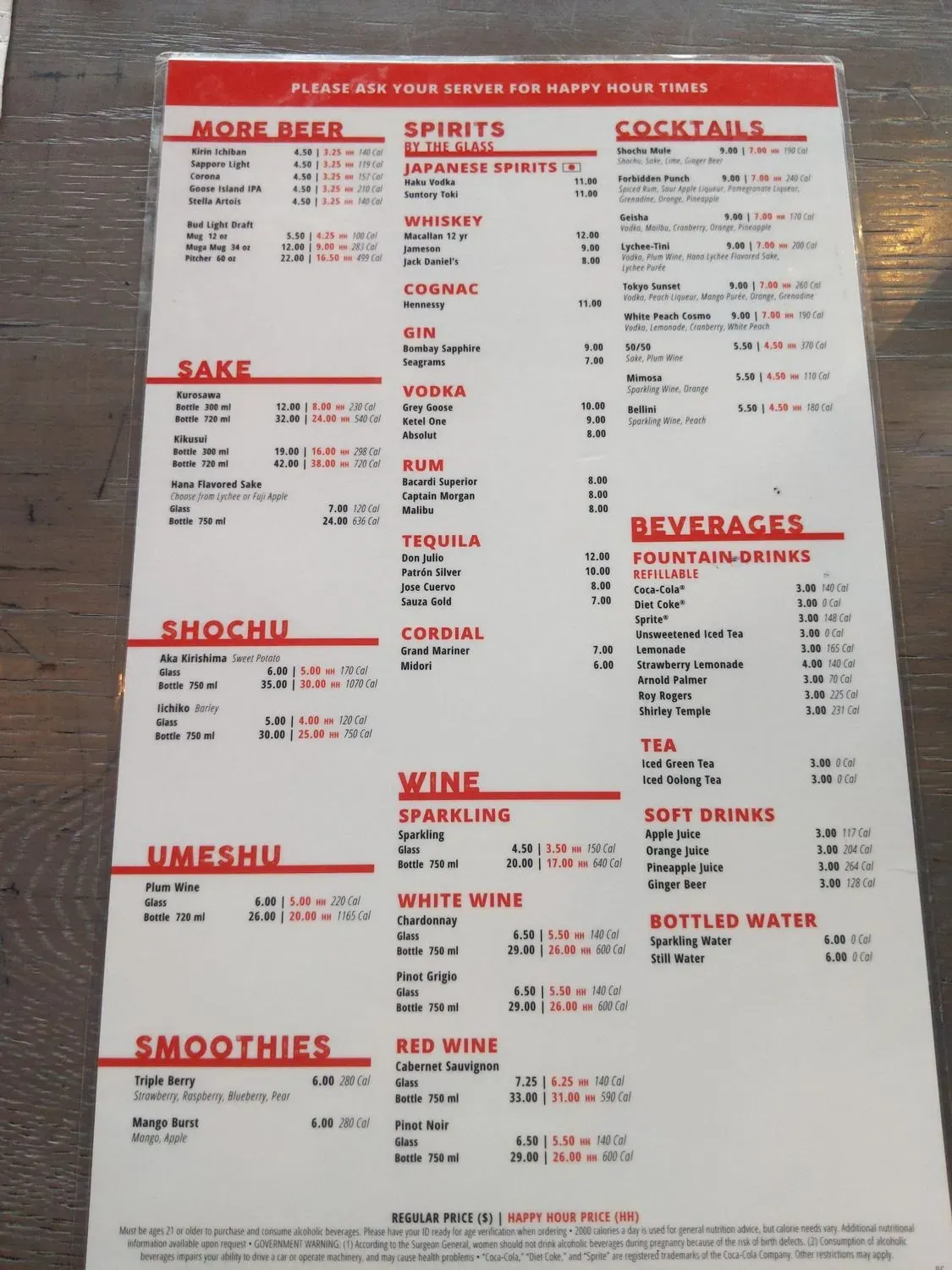 Menu 3