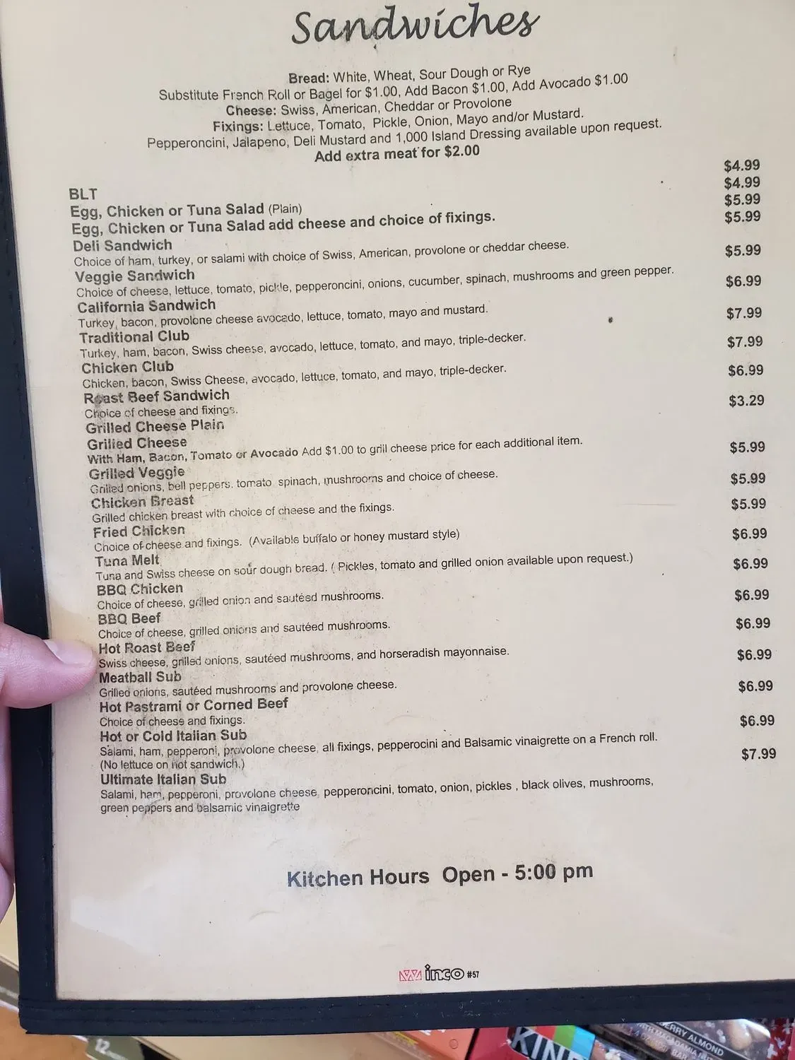 Menu 4