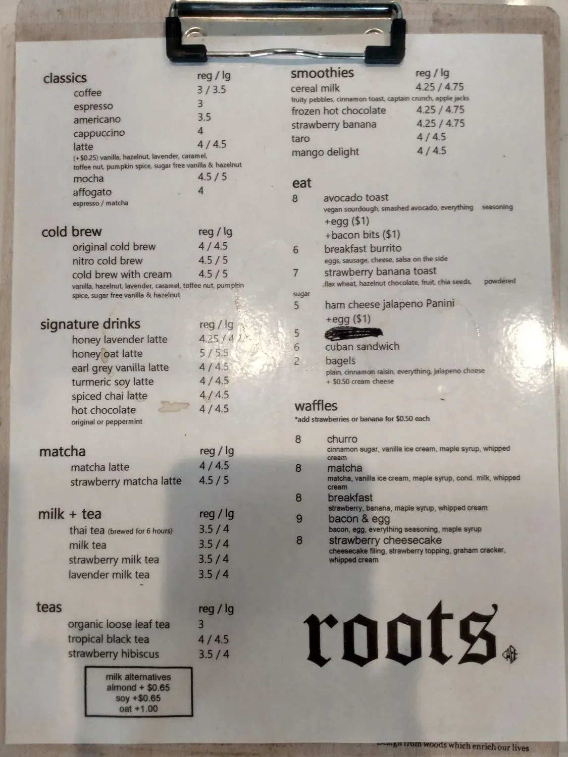 Menu 2