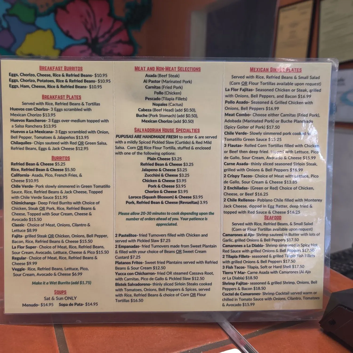 Menu 4