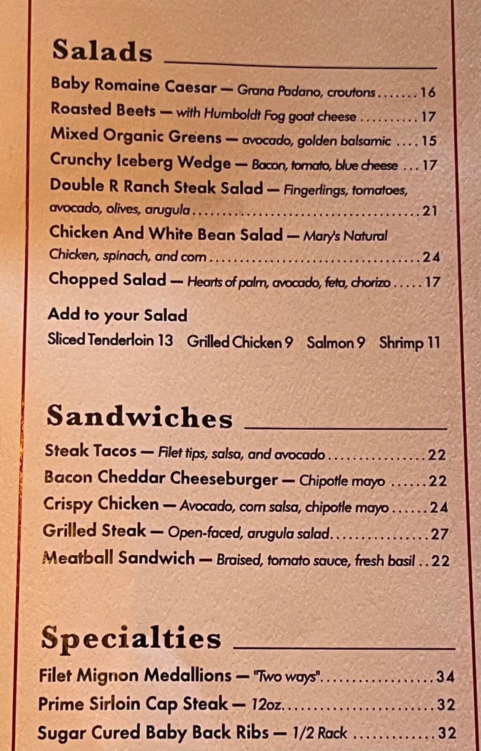 Menu 3