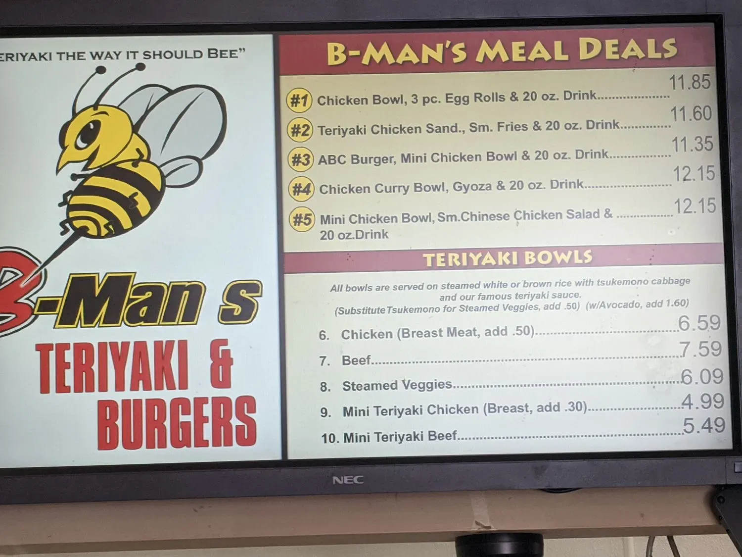 Menu 3