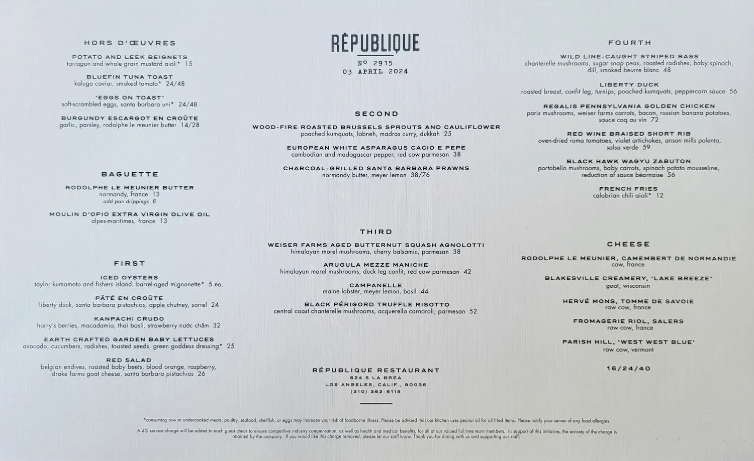 Menu 4