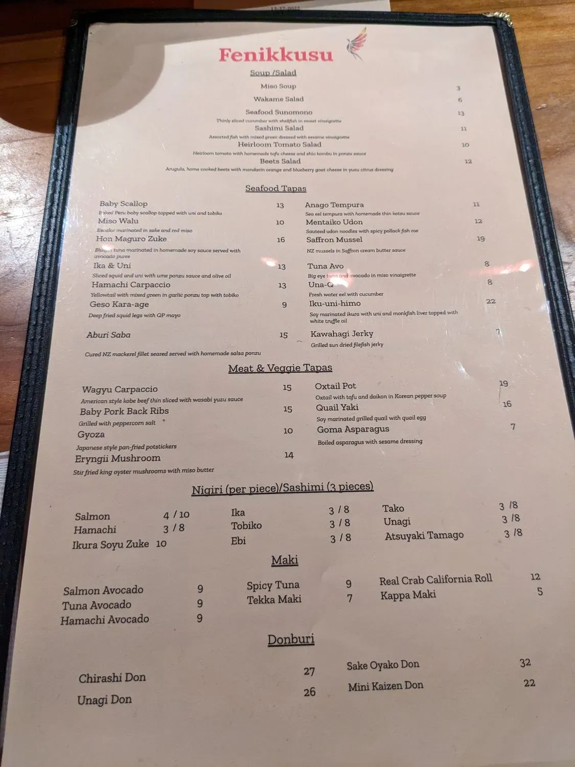 Menu 6