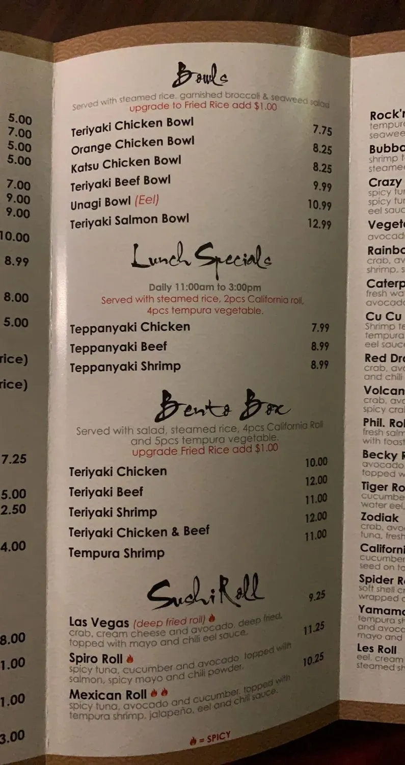 Menu 6