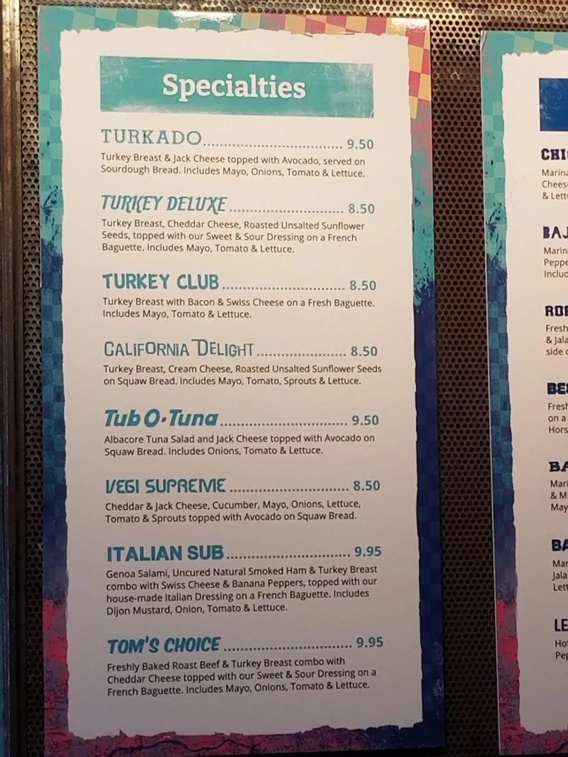 Menu 4