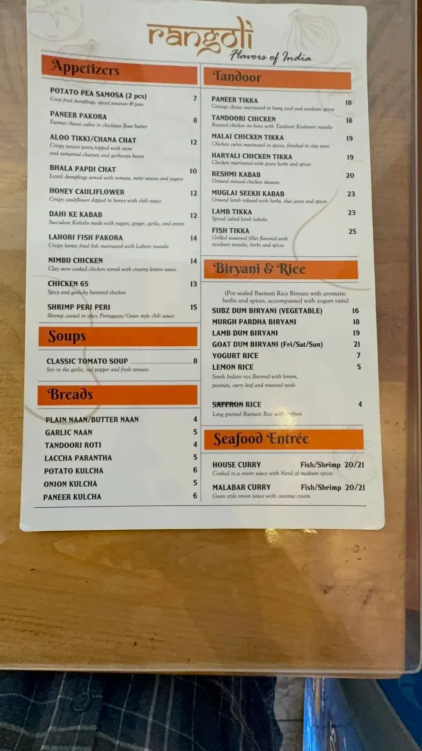 Menu 5