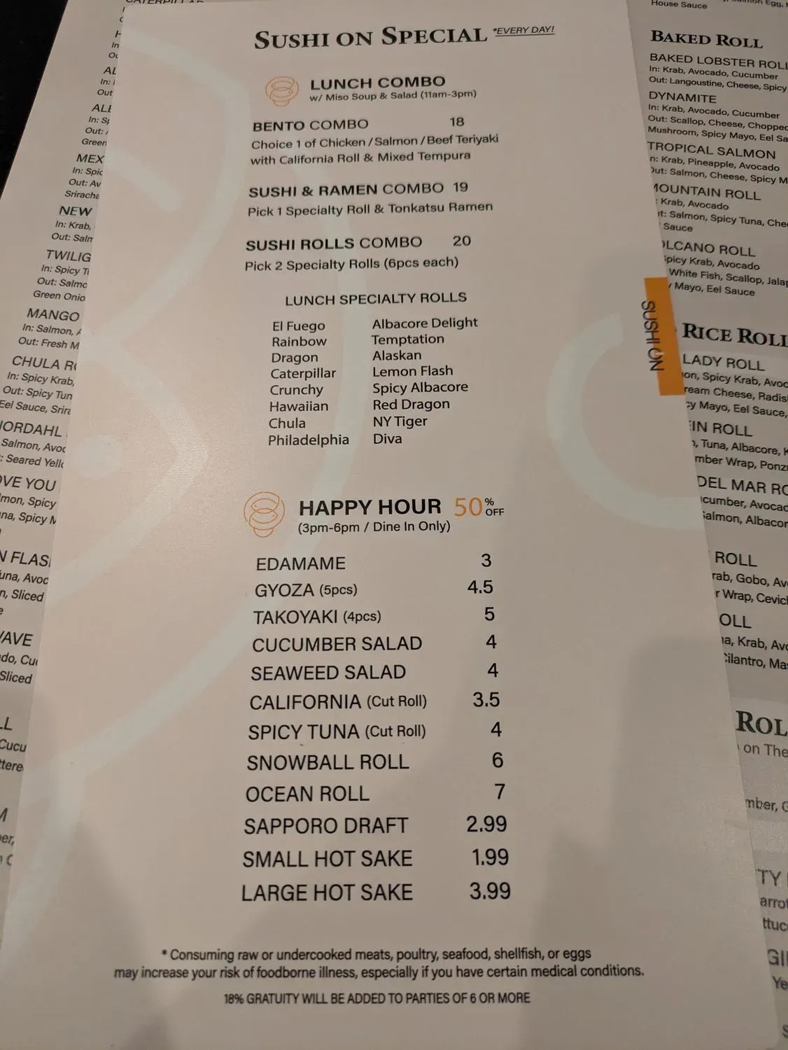 Menu 6