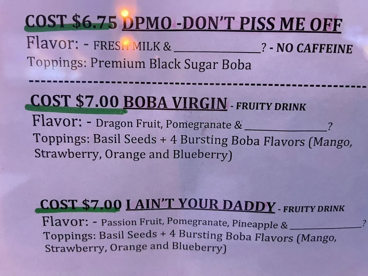 Menu 4