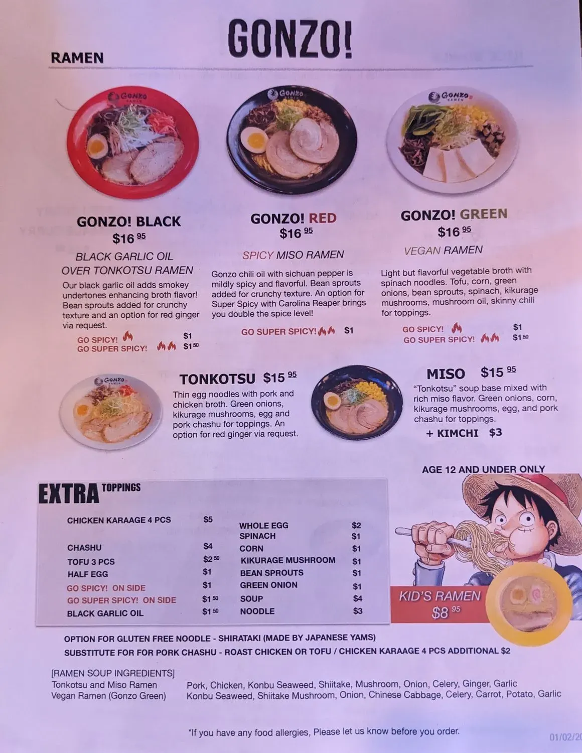 Menu 4