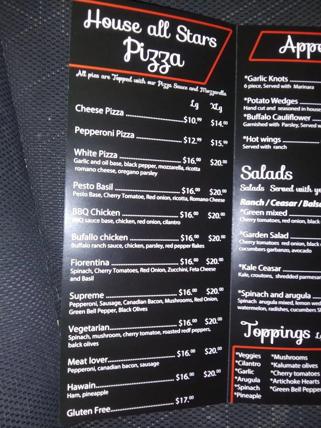 Menu 5