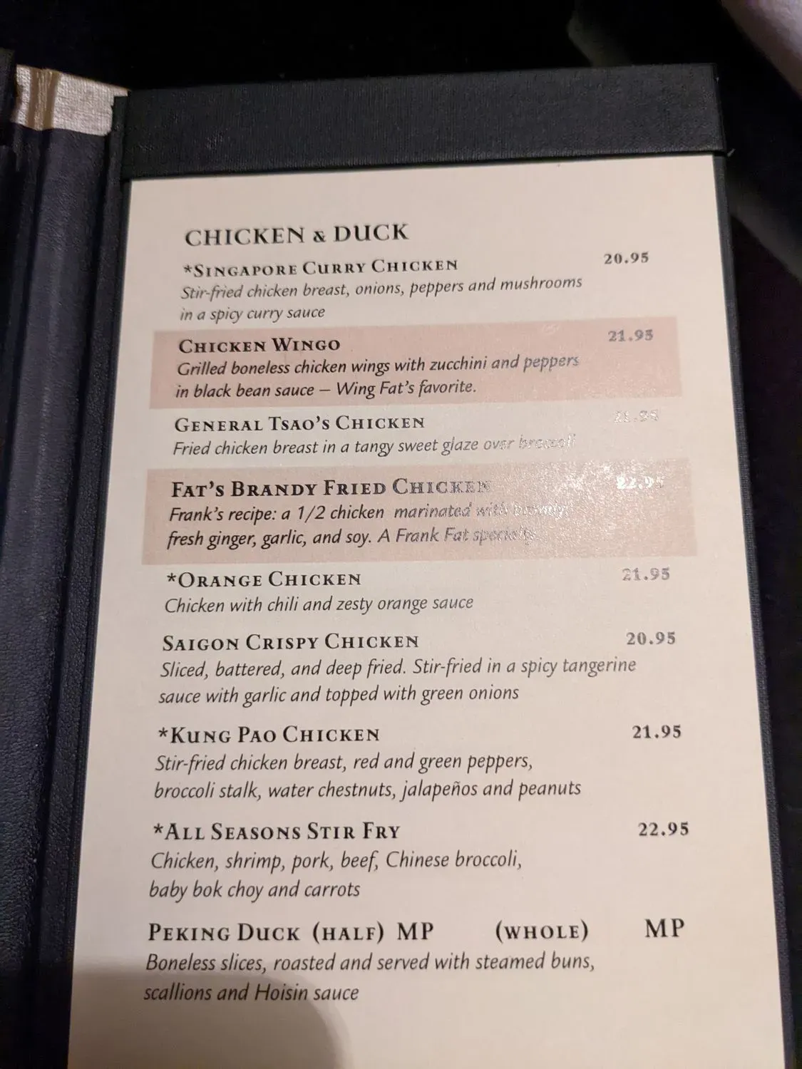 Menu 2