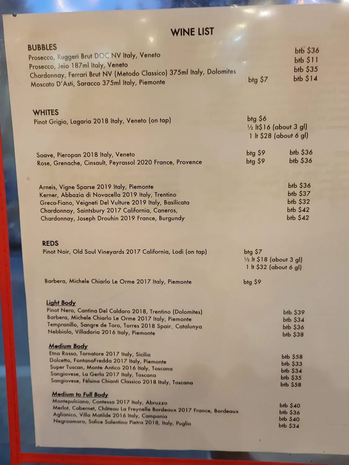 Menu 4