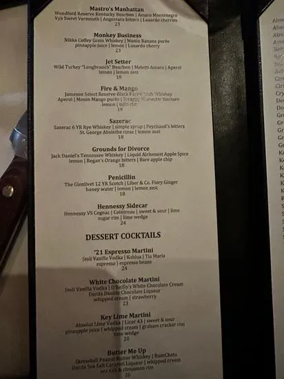 Menu 5