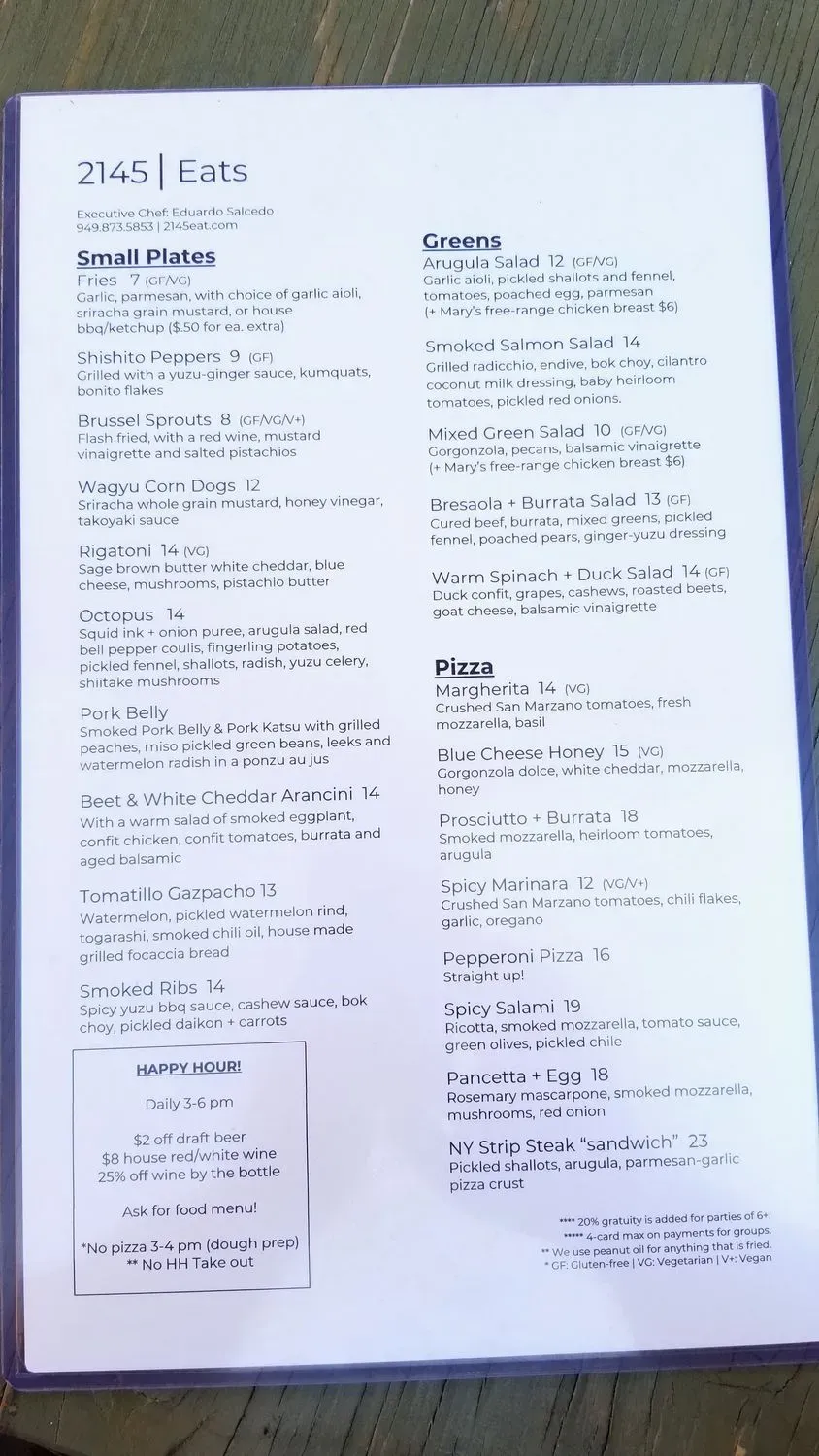 Menu 6