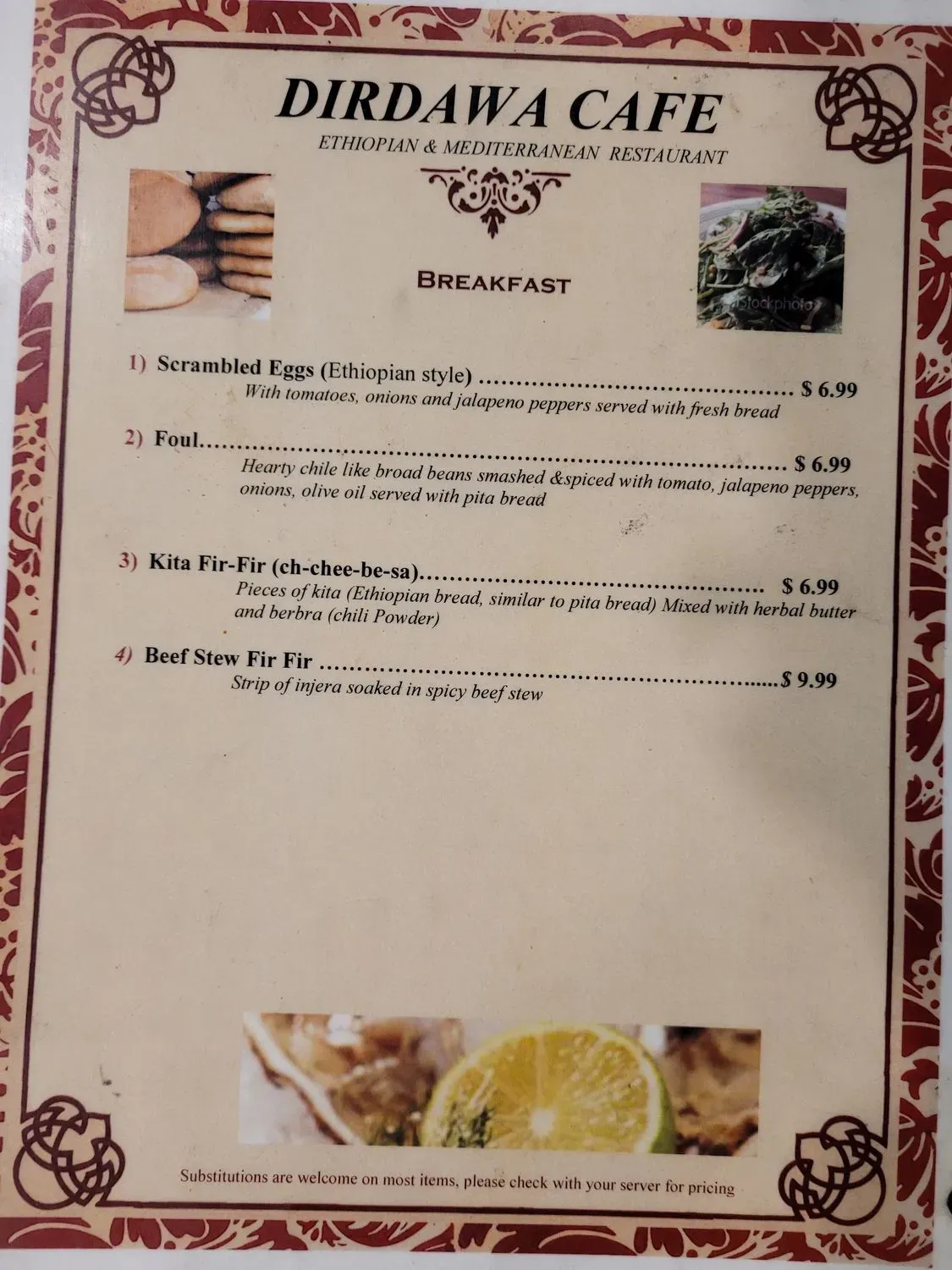 Menu 4