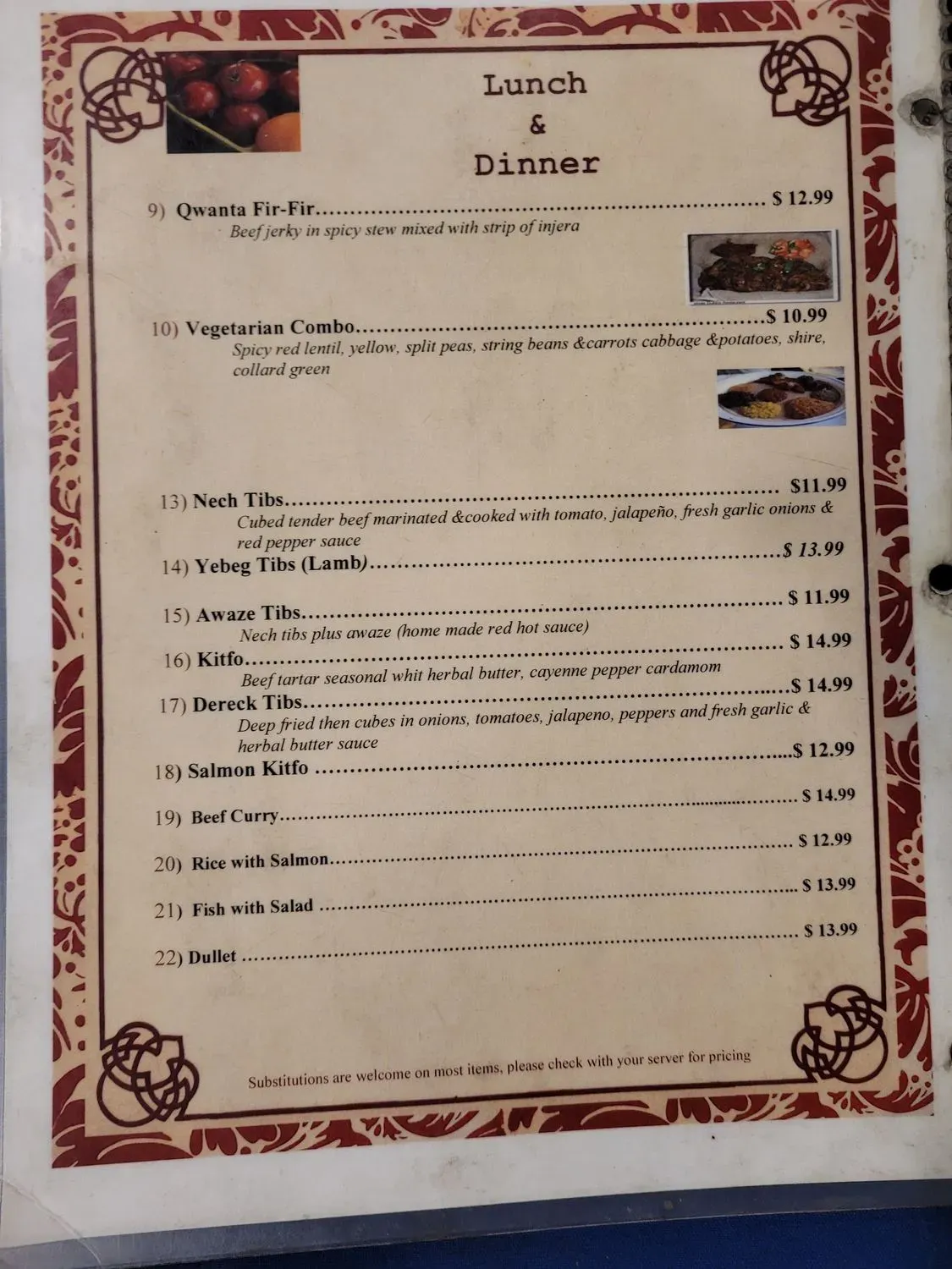 Menu 3