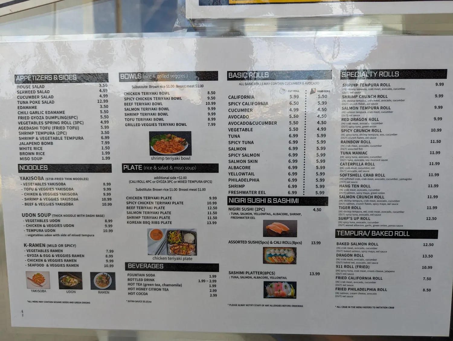 Menu 6