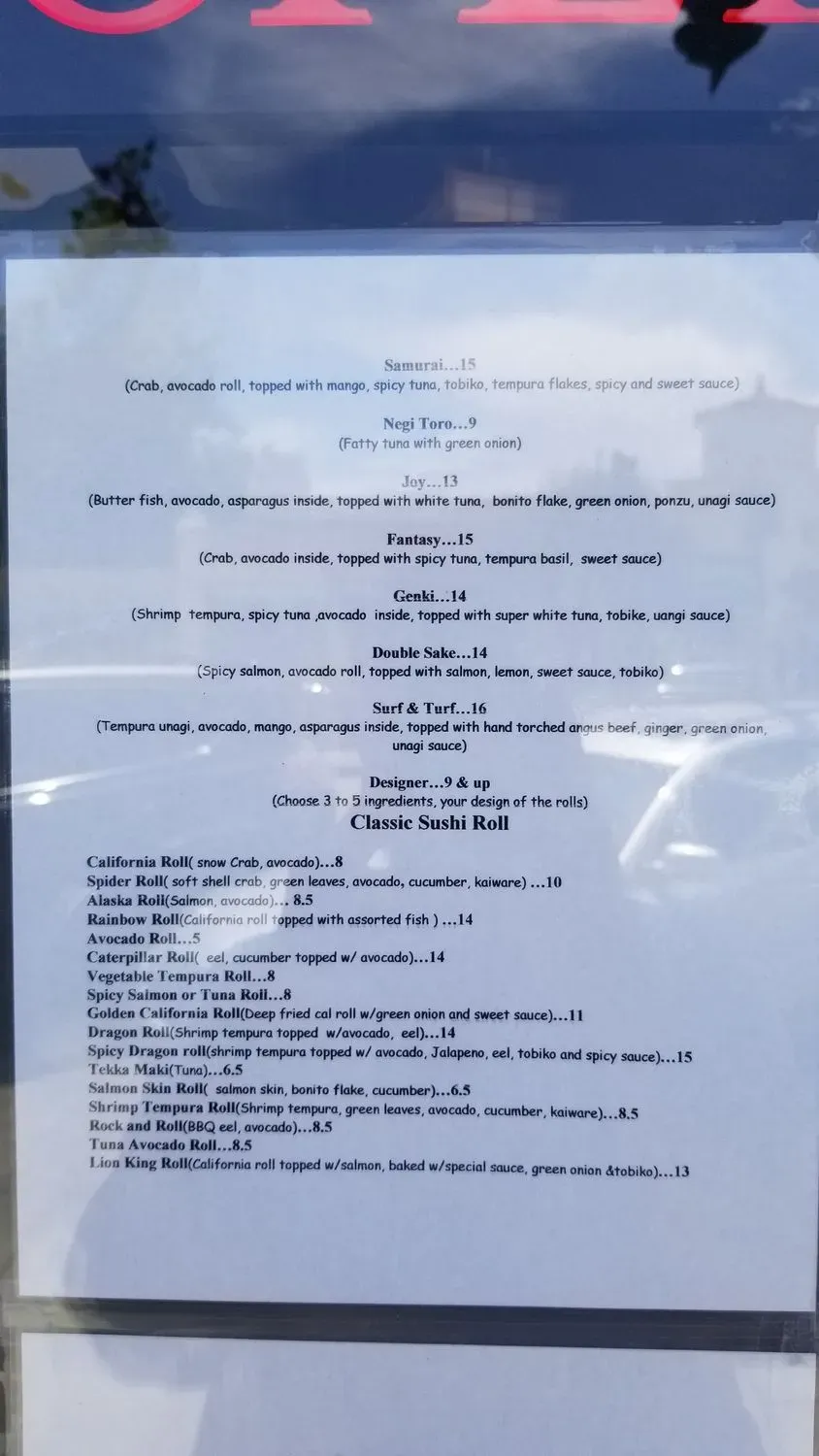 Menu 4