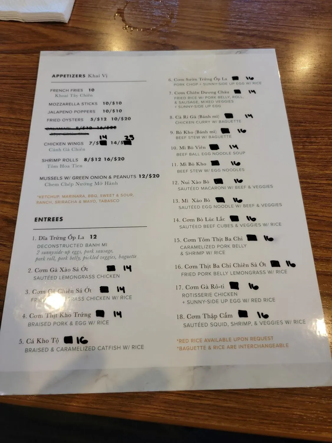 Menu 2