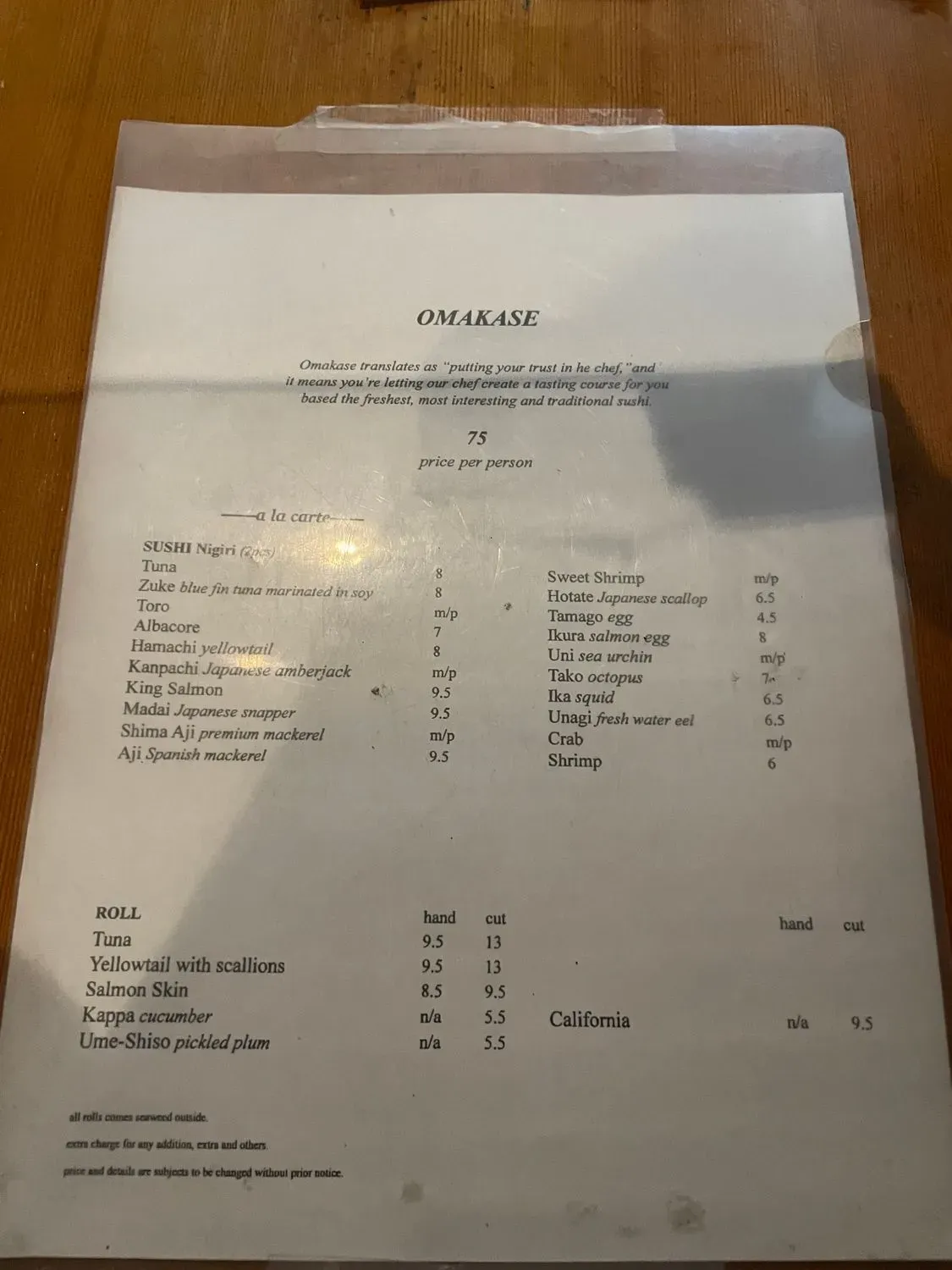 Menu 2