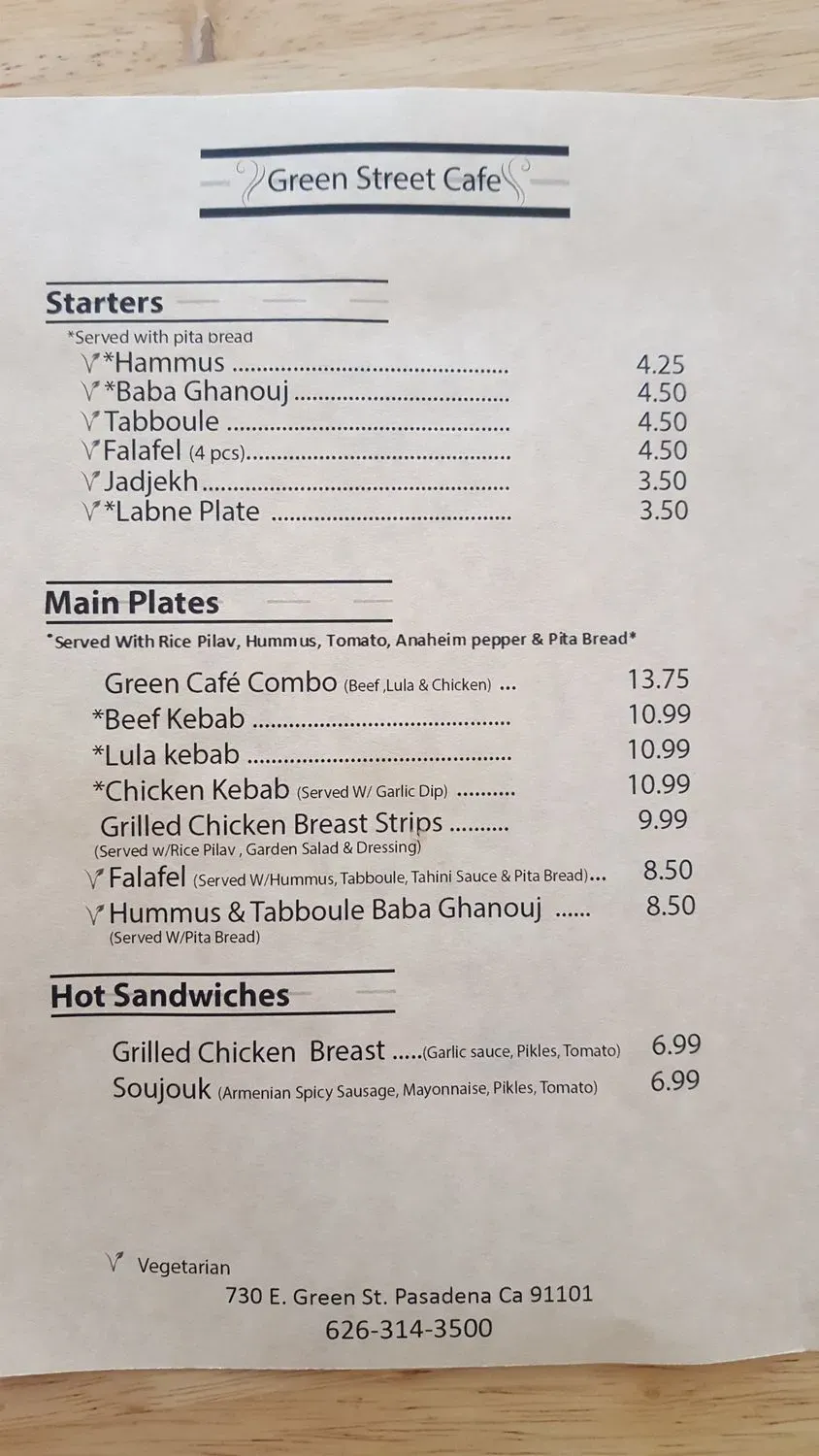 Menu 5