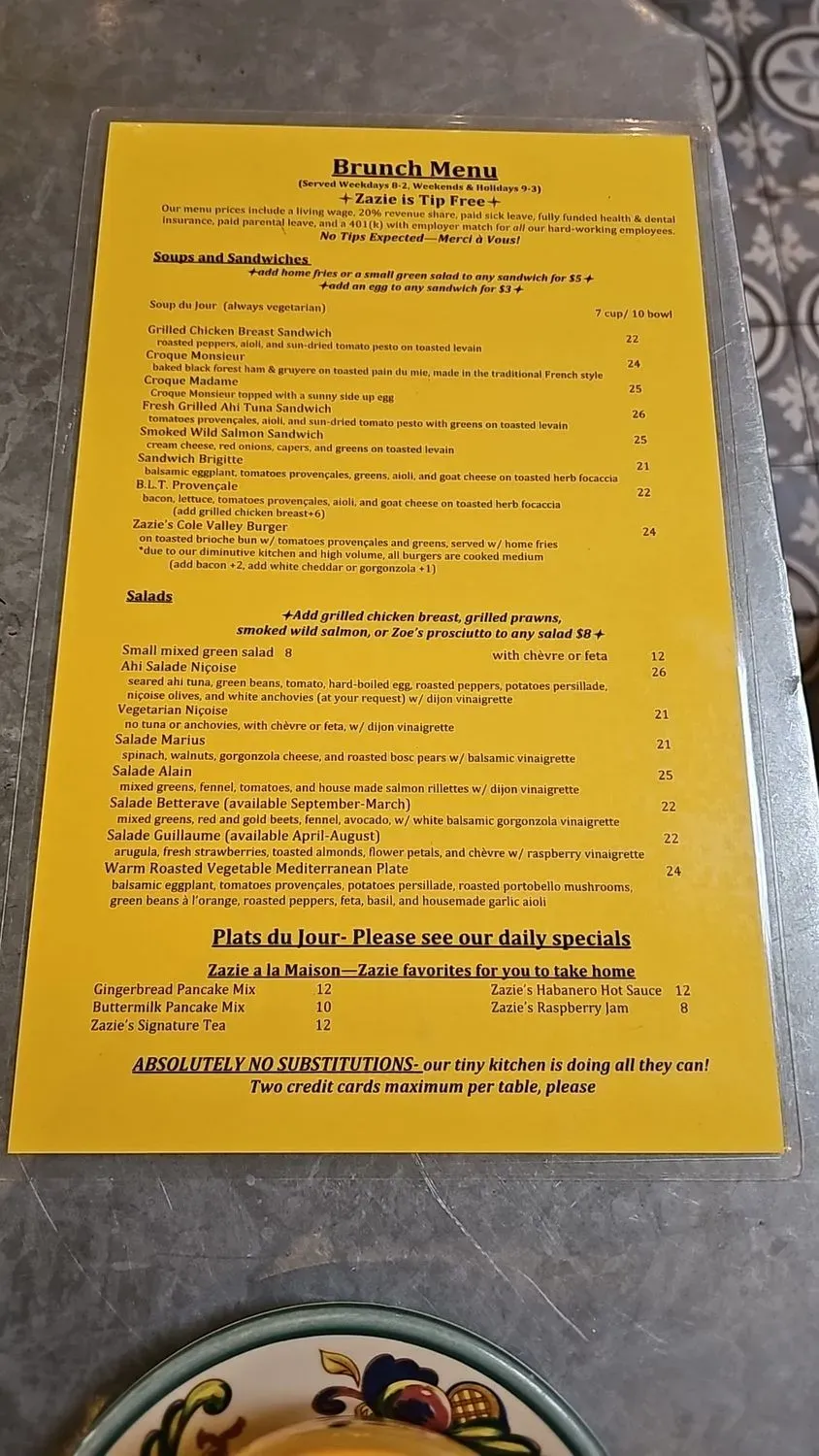 Menu 3