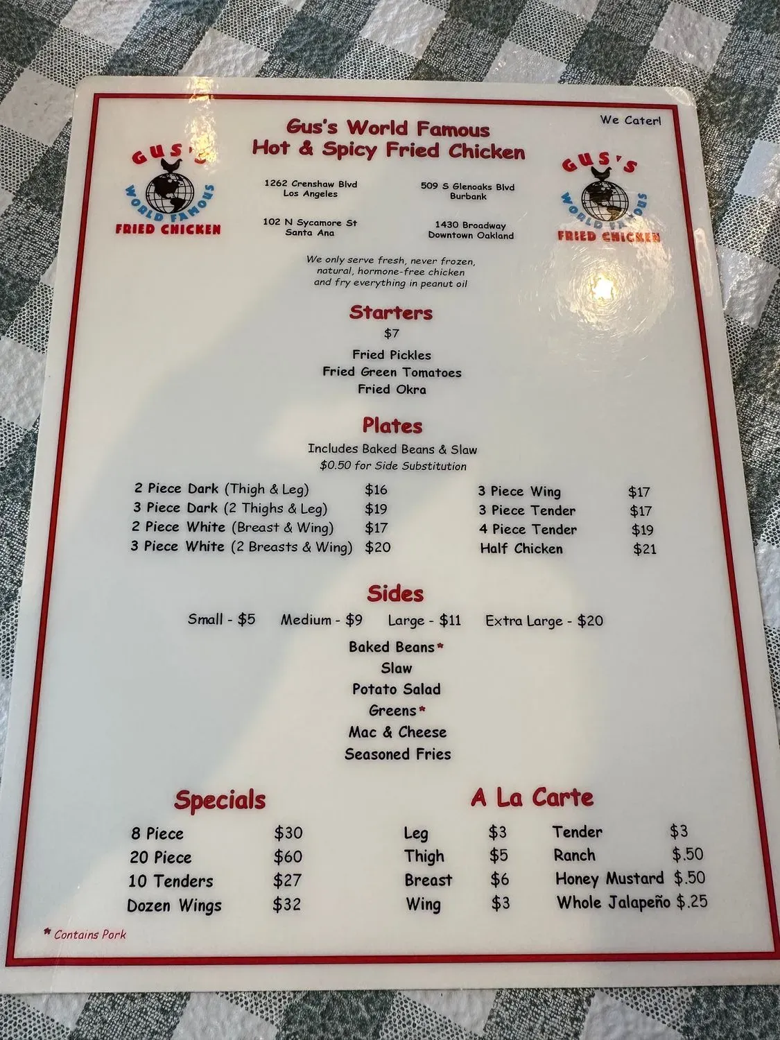 Menu 6