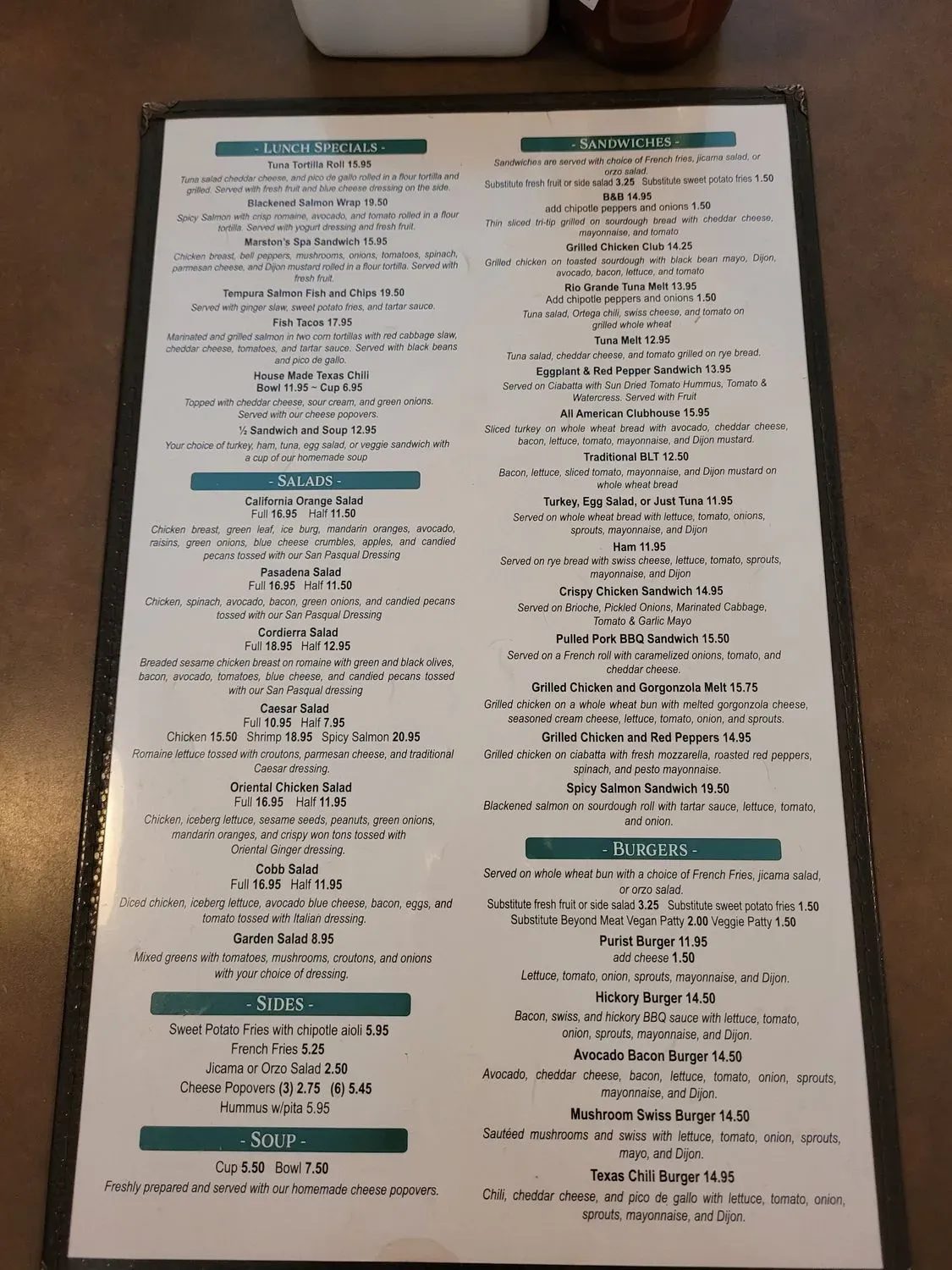 Menu 2