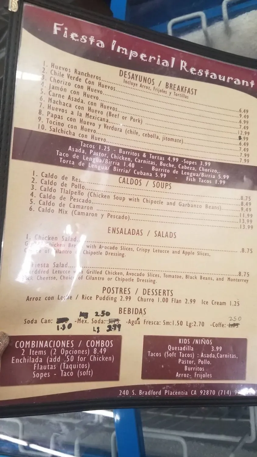 Menu 4