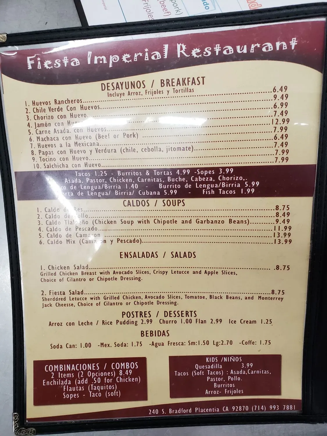 Menu 2