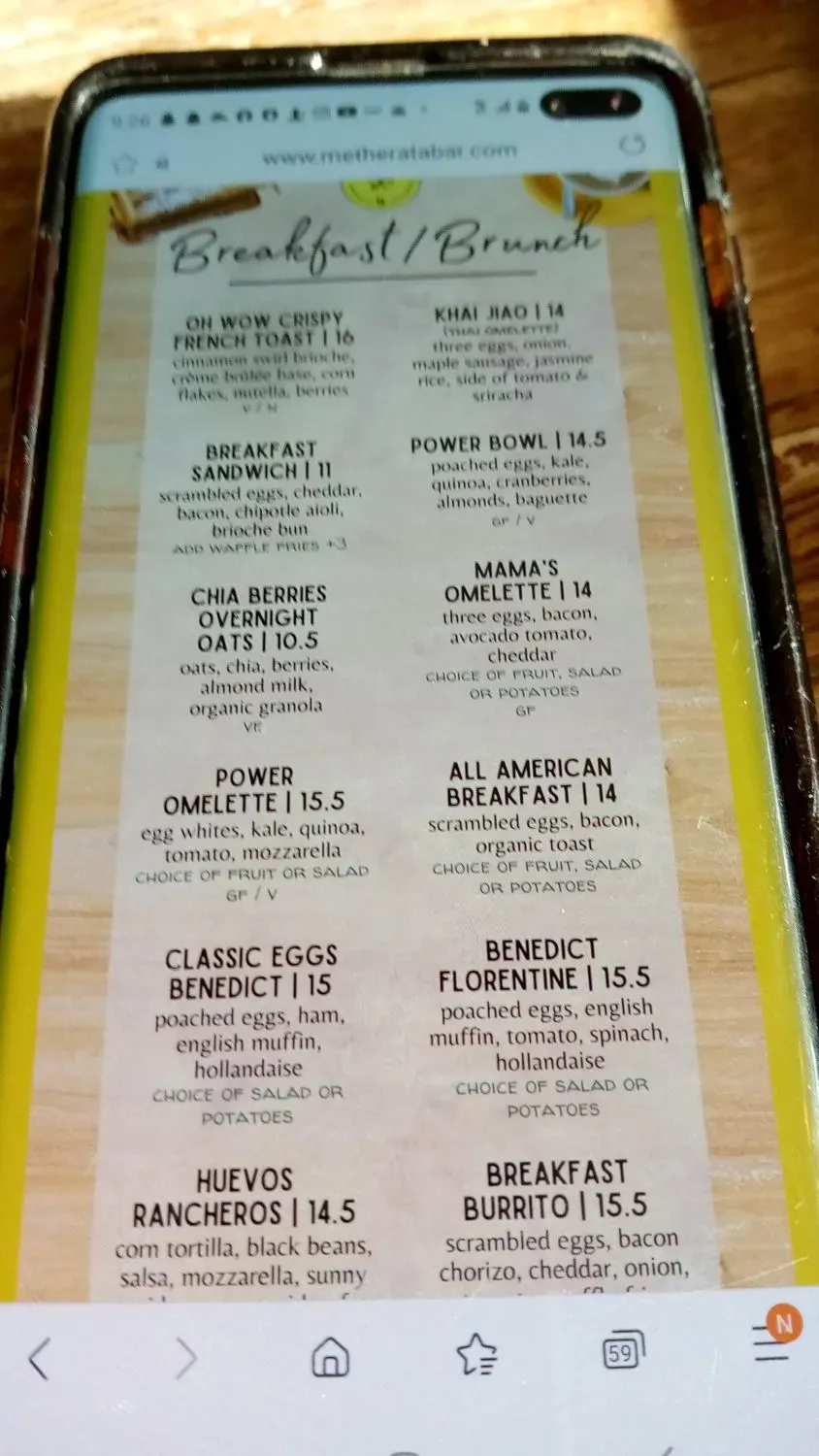 Menu 4